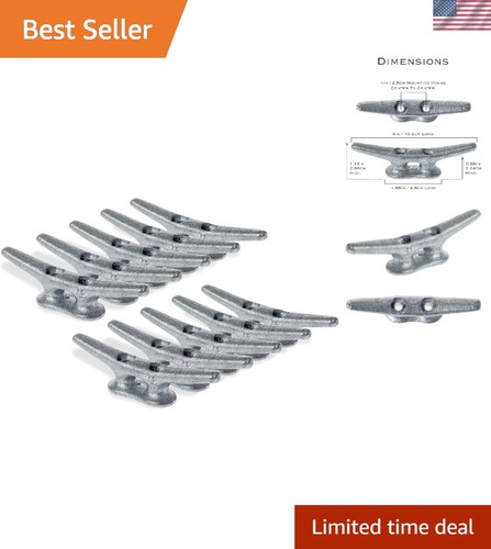 Galvanized iron dock cleats - dock,
